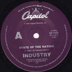 Industry (2) State Of The Nation Vinyl 7" USED