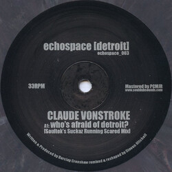 Claude VonStroke Who's Afraid Of Detroit? [Deepchord & Soultek Mixes] Vinyl 12" USED
