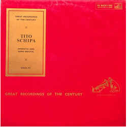 Tito Schipa Operatic And Song Recital Vinyl LP USED