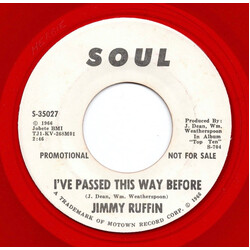 Jimmy Ruffin I've Passed This Way Before Vinyl 7" USED