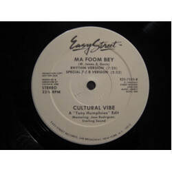 Cultural Vibe Ma Foom Bey Vinyl 12" USED