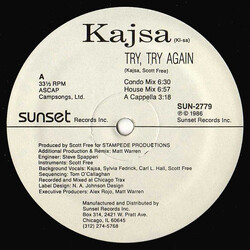 Kajsa (2) Try, Try Again Vinyl 12" USED