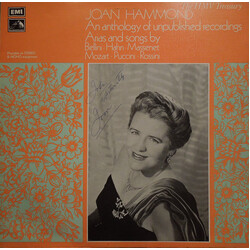 Joan Hammond An Anthology of Unpublished Recordings Vinyl LP USED