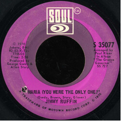Jimmy Ruffin Maria (You Were The Only One) Vinyl 7" USED
