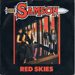 Samson (3) Red Skies Vinyl 7" USED