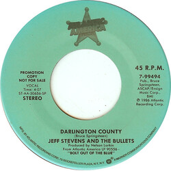 Jeff Stevens And The Bullets Darlington County Vinyl 7" USED