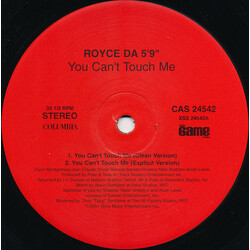Royce Da 5'9" You Can't Touch Me USED VINYL 12INCH 33 S RPM