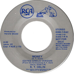 K.T. Oslin Money Vinyl 7" USED