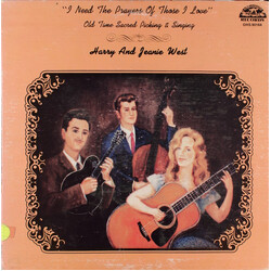 Harry And Jeanie West "I Need The Prayers Of Those I Love" Old Time Sacred Picking & Singing Vinyl LP USED