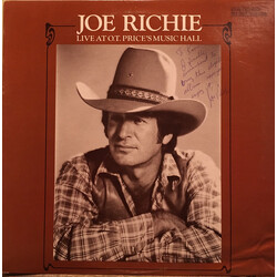 Joe Richie Live At O.T. Price's Music Hall Vinyl LP USED