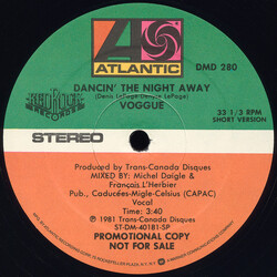 Voggue Dancin' The Night Away Vinyl 12" USED