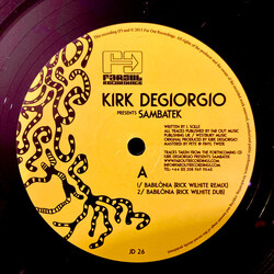 Kirk Degiorgio / Sambatek The Remixes Vinyl 12" USED