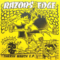Razors Edge (2) Thrash March E.P. Vinyl 7" USED