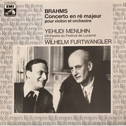 Johannes Brahms / Yehudi Menuhin / Wilhelm Furtwängler / Lucerne Festival Orchestra Concerto En Re Majeur Vinyl LP USED