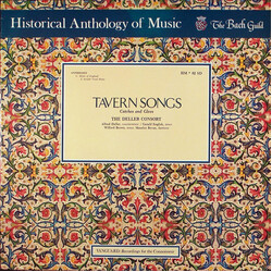Deller Consort Tavern Songs, Catches And Glees Vinyl LP USED