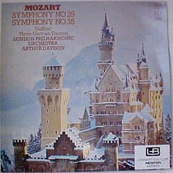Wolfgang Amadeus Mozart / London Philharmonic Orchestra / Arthur Davison Symphony No.29 / Symphony No.35 'Haffner' / Three German Dances Vinyl LP USED