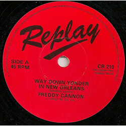 Freddy Cannon Way Down Yonder In New Orleans Vinyl 7" USED