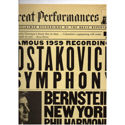 Dmitri Shostakovich / Leonard Bernstein / New York Philharmonic Shostakovich 5th Symphony Vinyl LP USED