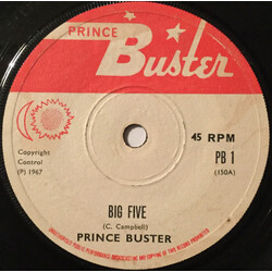 Prince Buster Big Five Vinyl 7" USED