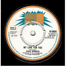 Jackie Robinson (2) My Love For You / Smokey Mountains Vinyl 7" USED