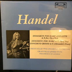 Georg Friedrich Händel / Osian Ellis / Desmond Dupré / Granville Jones / Philomusica Of London Concerto For Harp And Lute In B Flat, Op. 4 No. 6 / Con