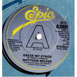 Matthew Wilder Break My Stride Vinyl 7" USED