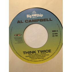 Al Campbell Think Twice Vinyl 7" USED
