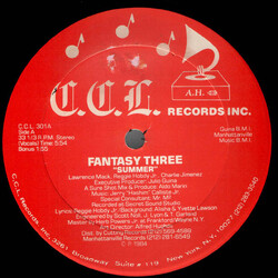 Fantasy Three Summer Vinyl 12" USED
