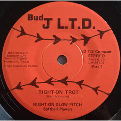 Right-On Slow Pitch Right-On Trot Vinyl 7" USED
