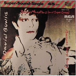 David Bowie Scary Monsters (And Super Creeps) / Because You're Young Vinyl 12" USED