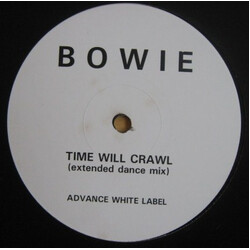 David Bowie Time Will Crawl (Extended Dance Mix) Vinyl 12" USED