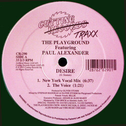 The Playground / Paul Alexander Desire Vinyl 12" USED