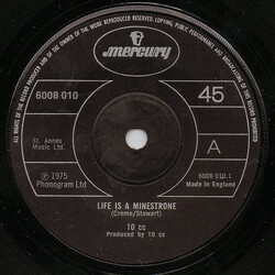 10cc Life Is A Minestrone Vinyl 7" USED