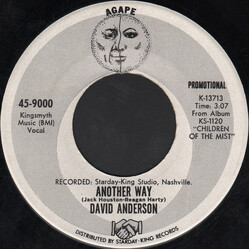 David Anderson (27) Another Way Vinyl 7" USED