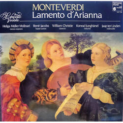 Claudio Monteverdi / Concerto Vocale / Helga Müller-Molinari / René Jacobs / William Christie / Konrad Junghänel / Jaap ter Linden Lamento D'Arianna V
