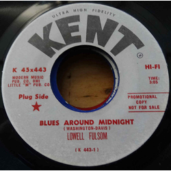 Lowell Fulson Blues Around Midnight Vinyl 7" USED