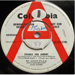 Acker Bilk And His Paramount Jazz Band Frankie And Johnny Vinyl 7" USED