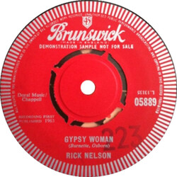 Ricky Nelson (2) String Along / Gypsy Woman Vinyl 7" USED