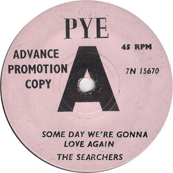The Searchers Some Day We're Gonna Love Again Vinyl 7" USED