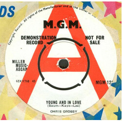 Chris Crosby Young And In Love Vinyl 7" USED