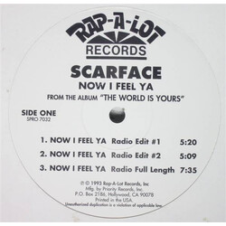 Scarface (3) Now I Feel Ya Vinyl 12" USED