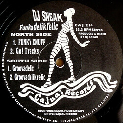 DJ Sneak Funkadelikrelic Vinyl 12" USED
