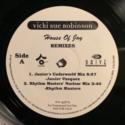 Vicki Sue Robinson House Of Joy Vinyl 12" USED