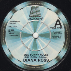 Diana Ross Old Funky Rolls Vinyl 7" USED