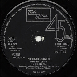 The Supremes Stoned Love / Nathan Jones Vinyl 7" USED