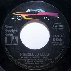 Jan & Dean Honolulu Lulu / Sidewalk Surfin' Vinyl 7" USED