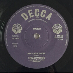 The Zombies She's Not There Vinyl 7" USED