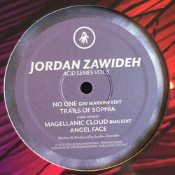 Jordan Zawideh Acid Series Vol 3 Vinyl 12" USED