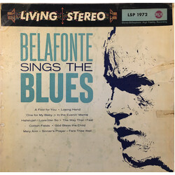 Harry Belafonte Belafonte Sings The Blues Vinyl LP USED