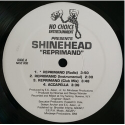 Shinehead Reprimand / Ruff & Rugged Vinyl 12" USED